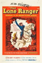The Lone Ranger poster Jay Silverheels Clayton Moore 1956 Old Movie Photo
