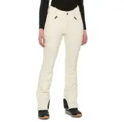 NWT Bogner Women Haze Stretch Softshell Ski Snow Pants Off-White 14 XXL Bootcut