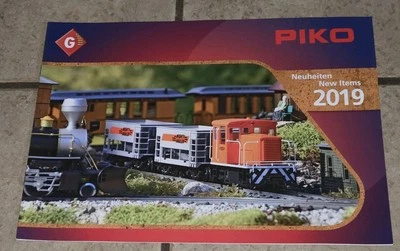 PIKO 2019 NEW ITEMS G SCALE MODEL TRAIN CATALOGUE from MANGLEY SCENICS NEW NOS