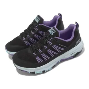 【SKECHERS】越野跑鞋 Go Run Trail Altitude 女鞋 黑 紫 防潑水 避震 郊山(128222BKLV)