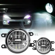 2010-2011 Toyota Prius Pair 80W LED Fog Light Clear Len Replacement Upgrade T5