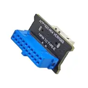 Motherboard USB Front 19PIN to 3.1 Type-C Front Panel Header Type-E Adapter