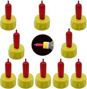 Teanfa 10 pcs Sheep Teats Animal Special Pritchard Nipple Critter Bottle Feeding Artifact Teats