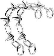 [Beavorty] 2pcs DIY Sandals Shoe Charms Shoe Chains for Unique Decoration Easy to Install Accessories for Holey Footwear Creative Chain Designs for Personal Style