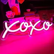 Neon Light Sign LED XOXO Night Lights USB Operated Decorative Marquee Sign Bar Pub Store Club Garage Home Party Decor