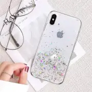 Clear glitter Iphone case for iphone XR, 11, 12, 13 Pro