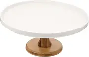 Ciieeo Round Cake Stand Ceramic Tall Cake Tray Wedding Dessert Display Sturdy Cupcake Holder Stand for Home Decor
