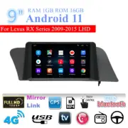 9'' Android 11 1GB 16GB Car Stereo Radio GPS For Lexus RX Series 2009-2015 LHD