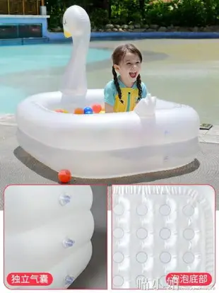 嬰兒童充氣游泳池家庭超大型海洋球池大號成人戲水池加厚家用 【9折特惠】