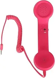 Retro Telephone Handset, Cordless Mobile Phone with 3.5mm Socket, Radiation Proof USB Handsets for Cell Phones, Wireless Handset Receivers Headphones with Built in HD Speaker