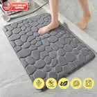 Hot Super Water Absorbent Soft Memory Foam Bath Mat Non-Slip Bathroom Shower Rug