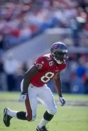 Karl Williams of the Tampa Bay Buccaneers in action 1998 Old Photo