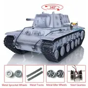 2.4G Henglong 1/16 7.0 Upgraded Soviet KV-1 IR BB RTR RC Tank 3878 Metal Tracks