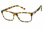 CHOPARD VCH145 06ZE Eyeglasses Havana Honey Silver Frame 54mm