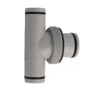 Smooth Water Flow Pool Hose T Joint Connector Suitable for Intex Pools