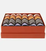 [Missoni] Missoni Giacomo set of 6 face towels One Size multicoloured