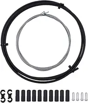 Derailleur Shifter Cables for Cycle | Brake Cable Housing Kit - Brake Transmission Lines Set with End Caps and S-Hooks for Cycling