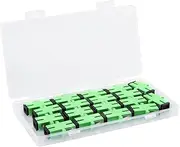 Duogalia 18 Pack SC/APC Fiber Optic Coupler SC Female to SC Female Simplex Singlemode Fiber Optical Adapter Network Internet Connector with Mount Panel