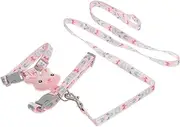 BESPORTBLE Durable Cat Collar Pet Leash for Outdoor Walking Breathable Harness Belt Pet Traction Rope for Small Animals