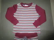 Girls Pumpkin Patch stripe snug fitting cotton pyjamas Size 3-4