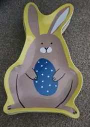 Easter Bunny Rabbit & Egg Plastic Plates (8)
