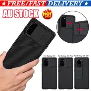 For Samsung Galaxy S20 Plus Case Black Slide Lens Camera Slim Cover S20 Ultra IW