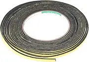 uxcell Sealing Foam Tape 5mm Wide 2mm Thick 5m/16.4ft Long, Self Adhesive Weather Strip for Window Door Insulation