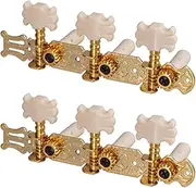 Labymos 1 Pair Gold Guitar Tuning Pegs Classical Guitar String Tuning Pegs Tuners Machine Heads