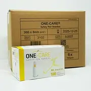 MediVena Safety Pen Needles, 30G x 8mm, Case of 600, Ultra-Thin for Comfort