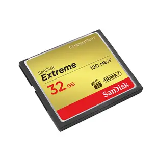 SanDisk Extreme CF 120M 32GB 記憶卡 專業攝影師和錄影師 高速記憶卡