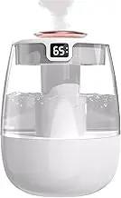 Bedroom Humidifiers - Night Light Desktop 1300ml Household Humidifiers - Powerful Multi-Functional Home Hydration Machine for Yoga Studios, Living Room