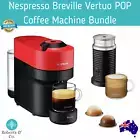 Nespresso Breville Vertuo POP Coffee Machine and Nespresso Milk Frother