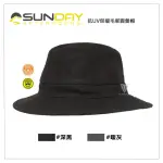 【SUNDAY AFTERNOONS】抗UV保暖毛呢圓盤帽 CHARTER COLD FRONT HAT(抗UV/防曬/紳士帽/造型/修飾臉型)