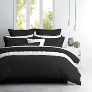 Logan and Mason Platinum Ascot Quilt Cover Set Granite