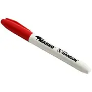 CH Hanson El Marko Permanent Marker- Red