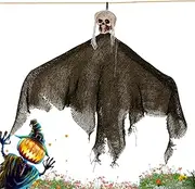 Halloween Flying Ghost,Halloween Tree Ghosts - Spooky Halloween Door Ghost Decor, Scary Halloween Skeleton Ghosts for Haunted House