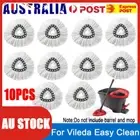 For Vileda Easy Wring Mopping & Clean 10Pc Microfibre Spin Mop Replacement Heads