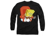 SpongeBob SquarePants Unisex Adult Head Out Meme T-Shirt (Black) - UTTV10723
