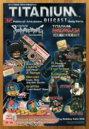 2003 Titanium Diecast Action Figures Print Ad/Poster Bodyrockers Heavy Artillery