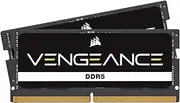 CORSAIR VENGEANCE DDR5 SODIMM 64GB (2x32GB) DDR5 4800MHz C40 (Compatible with Nearly Any Intel and AMD System, Easy Installation, Faster Load Times, XMP 3.0 Compatibility) Black