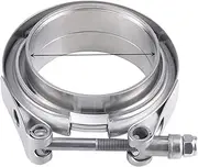 daili store V Band Clamp Male Female Exhaust Flange 304 Stainless Steel Turbo Muffler Pipe Kits Release Car Accessories 2"2.5"3"3.5" 4" Inch (Color : 101.6mm 4 inch)
