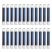24Pcs Metal Internal Flex Frame, 10cm/3.9" Purse Frame Handbag Hinges, Silver