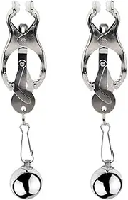 Japanese Clover Nipple Clamps Sex Toy BDSM S+M Weight Fetish Clip Bondage Labia Adult