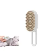 Pet Spray Comb Cat Dog Hair Brush Massage Comb 3 in 1 Pet Cleaning Hair Removal-White