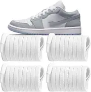[UamGlsob] 2 Pairs Shoe Laces for Air Jordan 1/2/3/4/5/6/7/8 Sneakers, 5/16''(8mm) Flat Athletic Shoelaces Replacement Strings