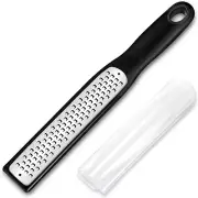 Cheese Grater with Handle, Lemon Zester Graters for Kitchen Stainless Steel, Han