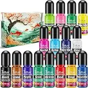 Epoxy Resin Paint Set - 16 Vibrant Colours, Strong and Long-lasting, Suitable for Crafts, Jewellery and Painting, 6 ml Each