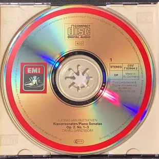 企鵝三星/Beethoven貝多芬-鋼琴奏鳴曲全集 10張CD Barenboim巴倫波因/鋼琴 舊版1989年老西德Sonopress版無ifpi