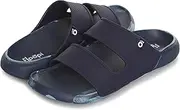 [Floopi] Flip Flops for Men with Double Straps Men Beach Sandals With Heal and Arch Support Comfort Fit Men Slides with Indoor & Outdoor Anti Skid Soles