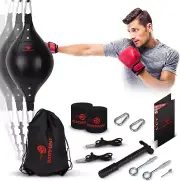 Double End Bag Boxing Ball - PU Leather Double End Boxing Speed Bag - Punching B